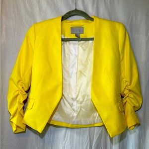 Yellow express blazer